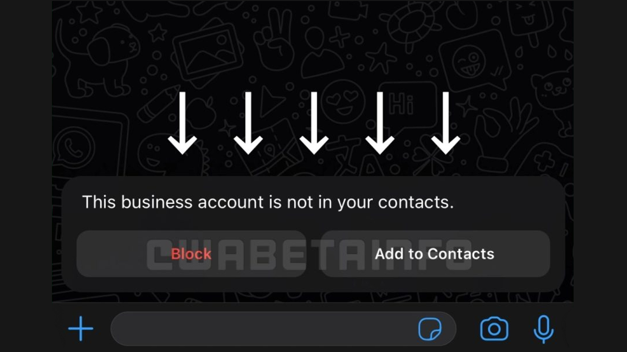 WhatsApp uygulama içi uyarı