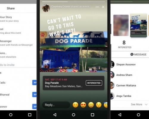 Facebook, Etkinlikleri Hikayelerde Paylaşma Dönemini Başlatıyor