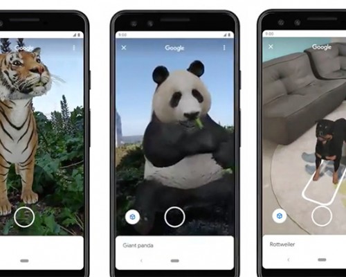 Google, Arama Uygulamasına Hayvanların Artırılmış Gerçeklik Modellerini Ekledi