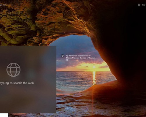 Microsoft, Windows 10 Kilit Ekranına Arama Motoru Getirmeyi Test Ediyor