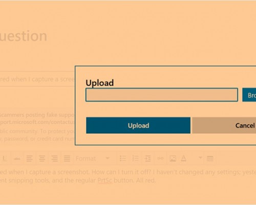 Windows 10’daki Garip  Turuncu Ekran Görüntüsü Hatası 