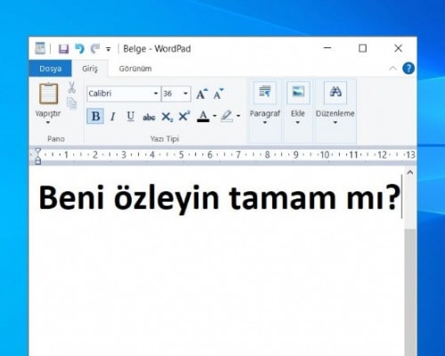 30 Yıllık WordPad Uygulaması, Tüm Bilgisayarlardan Kaldırılacak