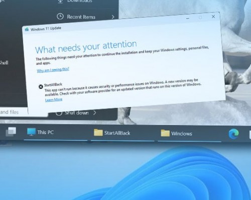 Microsoft, Windows 11’de Kişiselleştirme Uygulamalarını Engelliyor: Kullanana Windows Güncellemesi Yok