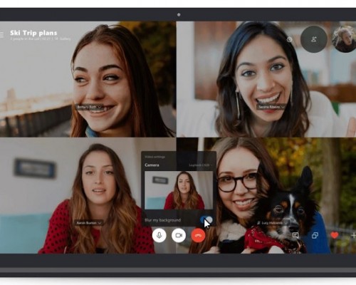 Skype taki Görüntülü Sohbetlerde Arka Planı Bulanıklaştırma Özelliği Geldi