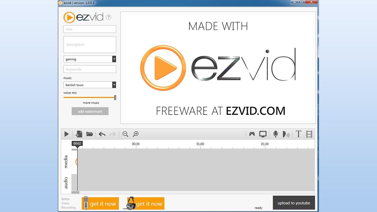 ezvid ekran kaydedici indir