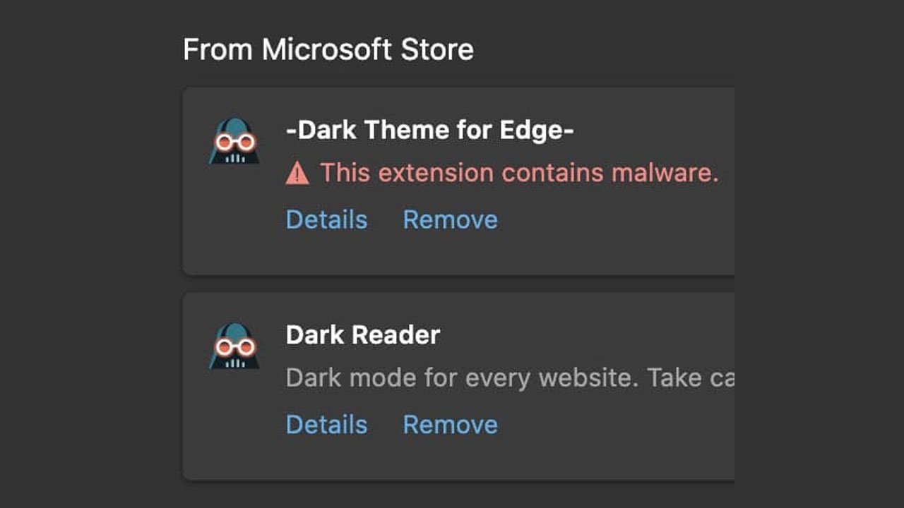 dark reader microsoft edge