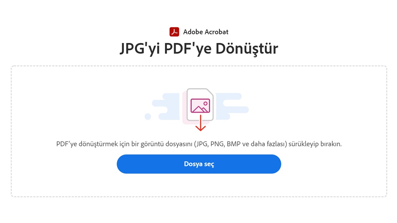 jpg pdf çevirme, adobe